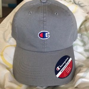 GRAY- AUTHENTIC Adjustable CHAMPION cap
